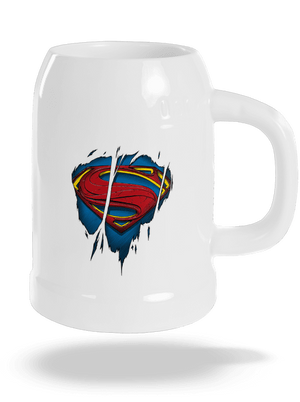 Superman Inside söröskorsó White