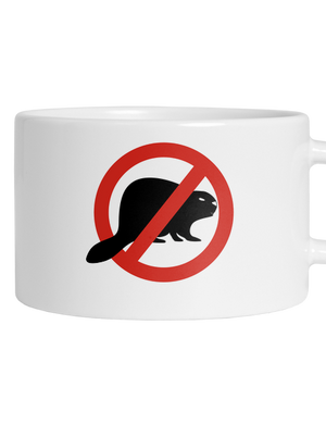 Hód macaron bögre White