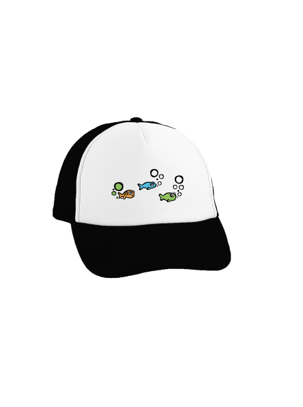 Baleset teherautós sapka Black cap