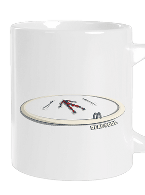 Dead in pool nagy bögre White