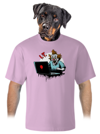 unisex túlméretezett póló