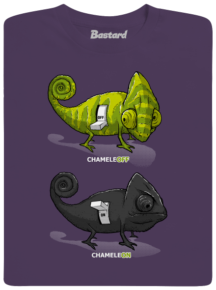 ChameleON ChameleOFF férfi póló Urban Purple
