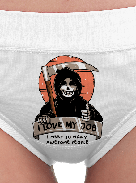 I love my job női bugyik White