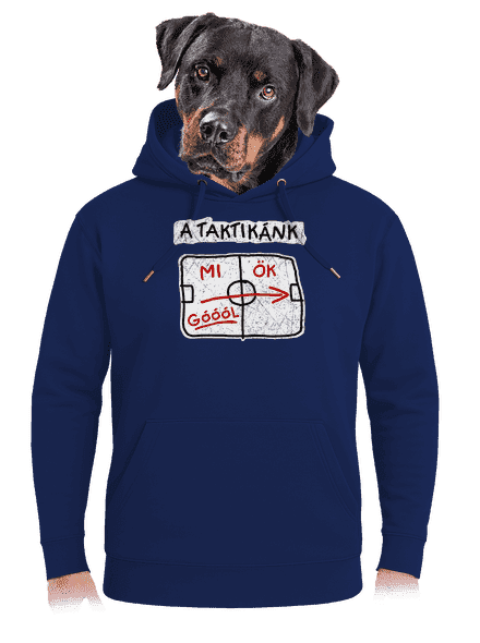 A taktikánk unisex prémium pulóver Navy