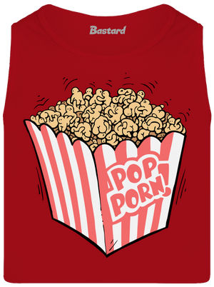Popporn férfi trikó Red