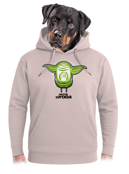 Master DiYoda unisex prémium pulóver Rose Chalk