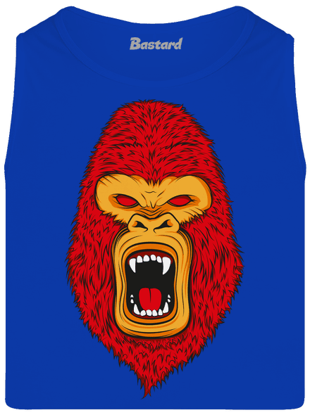 Gorilla face férfi trikó Royal Blue