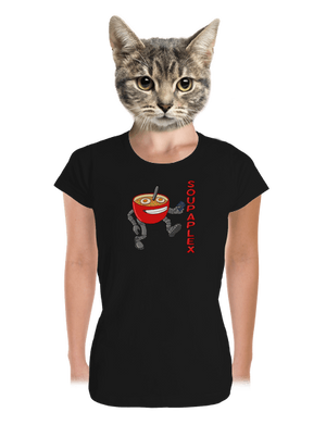 Soupaplex prémium női póló Black