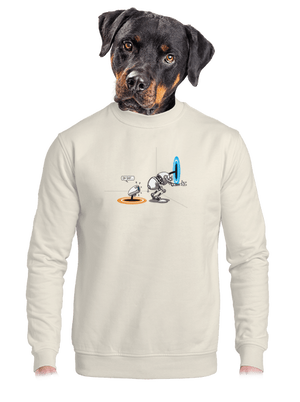 Portal surprise unisex crewneck Off White