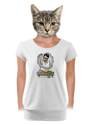 női póló elasztikus alsó szegéllyel