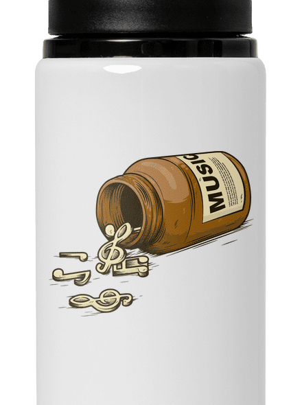 Music Pills kulacs White