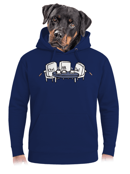 Elválaszthatatlan haverok unisex prémium pulóver Navy