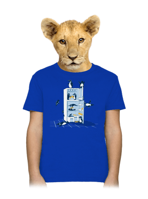 Buli a hűtőben gyerek póló Royal Blue
