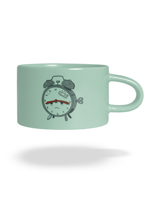 Ébresztőóra macaron bögre Mint Macaron