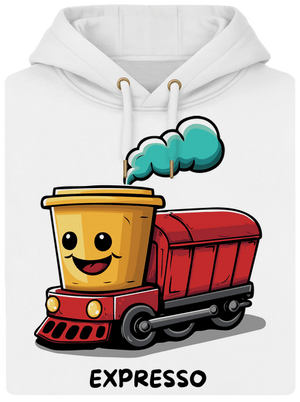 Expresso unisex prémium pulóver Snowwhite