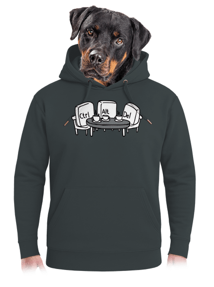 Elválaszthatatlan haverok unisex prémium pulóver Charcoal