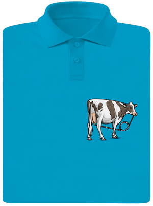 Cow drink férfi pólóingek Blue Atol