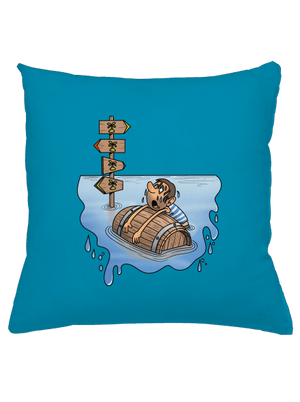 Kitaszított párna Blue Turquoise