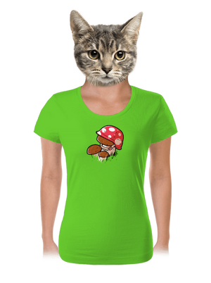  női póló Apple Green