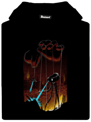 In Gods Hands gyerek kenguruzsebes pulóver Black