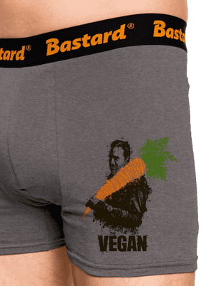 Vegán boxeralsó Gray Melange