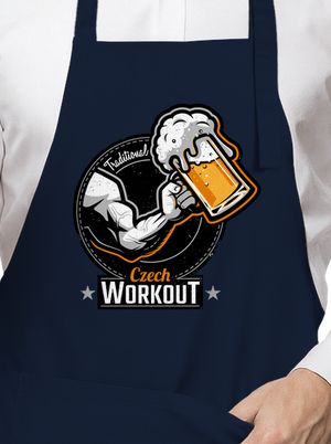 Czech workout kötény Navy