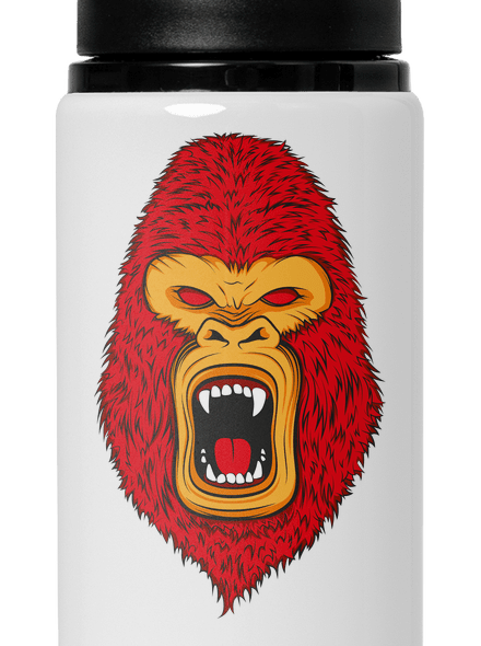 Gorilla face kulacs White