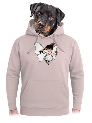 Fogtündér unisex prémium pulóver Rose Chalk