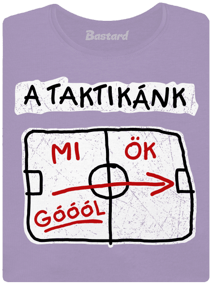 A taktikánk női póló elasztikus alsó szegéllyel Lavender