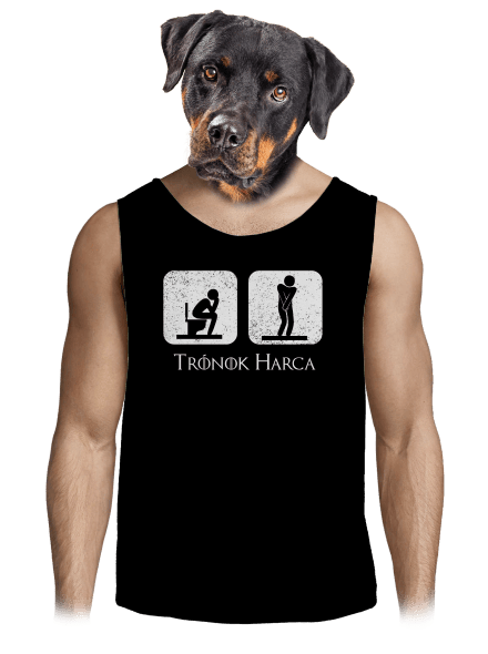 Trónok Harca férfi trikó Black