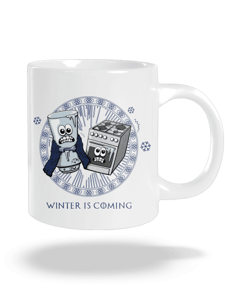 Winter is coming nagy bögre White