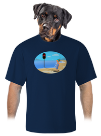 unisex túlméretezett póló