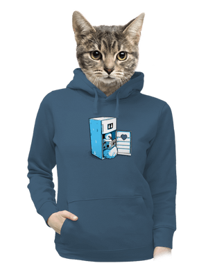 női kenguruzsebes pulóver
