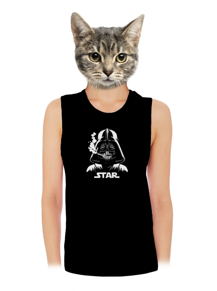 Darth Star női bővített trikó Black