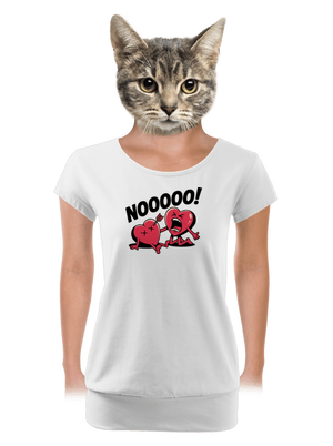 női póló elasztikus alsó szegéllyel