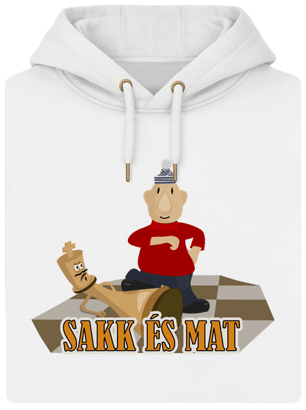 Sakk És Mat unisex prémium pulóver Snowwhite