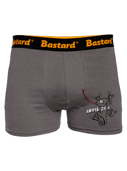 Invisible chameleon boxeralsó Gray Melange