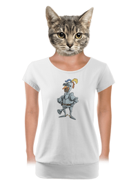 női póló elasztikus alsó szegéllyel