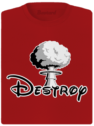 Destroy női sportpóló Red Mal