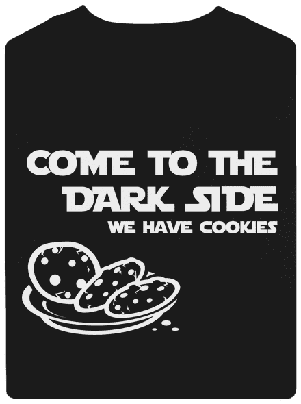 Come to the dark side unisex crewneck Black