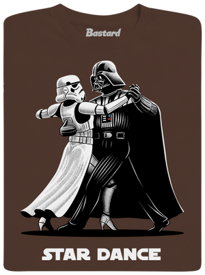 Star dance férfi póló Brown