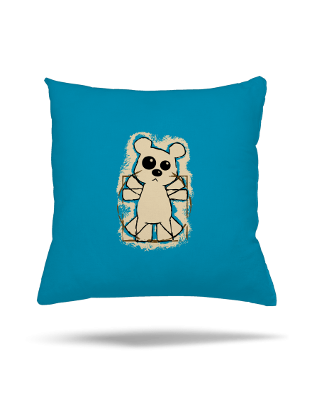 Da Vinci Teddy párna Blue Turquoise