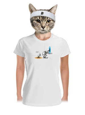 Portal surprise női sportpóló White