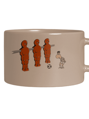 Focilabda macaron bögre Brown Macaron