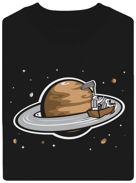 Moon capturing unisex crewneck Black