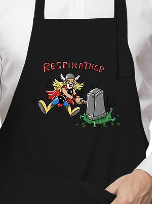 Respirathor kötény Black