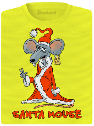 Santa mouse női sportpóló Neon Yellow