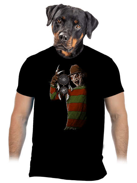 Freddy bosszúja férfi póló Black