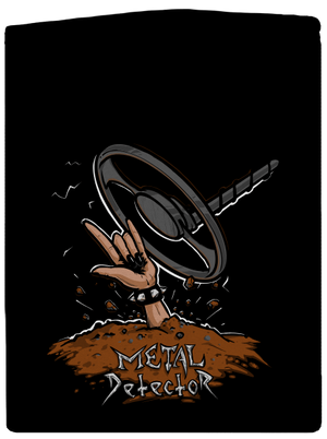 Metal detector cipzáras férfi pulóver Black