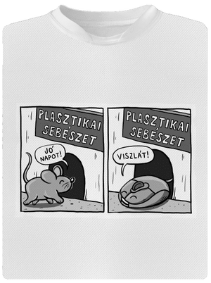 Plasztikai sebészet gyerek sport póló White